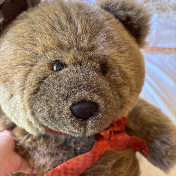 Floppy Friends Mervyn’s Vintage Large Brown Teddy Bear 24” Stuffed Animal Toy - Picture 5 of 9